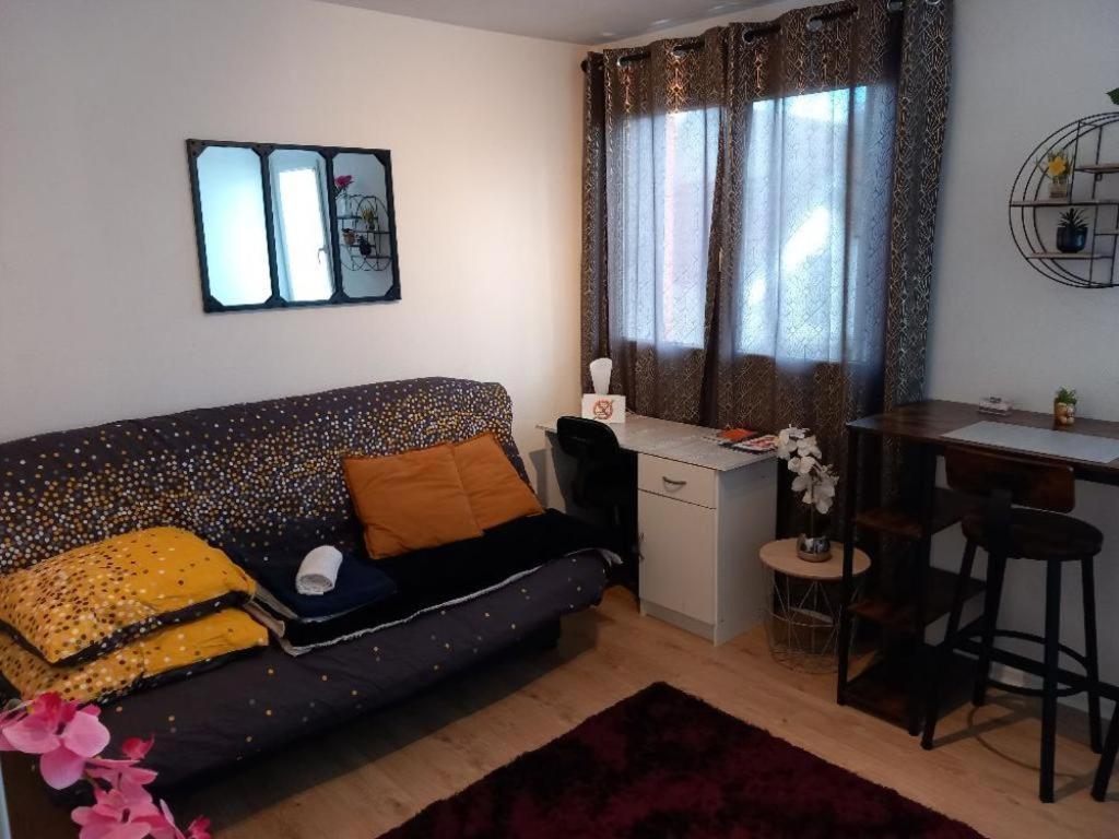Le Zen -Studio Tout Equipe- Wifi Fibre- Centre Ville Avec Parking Tarbes Bagian luar foto