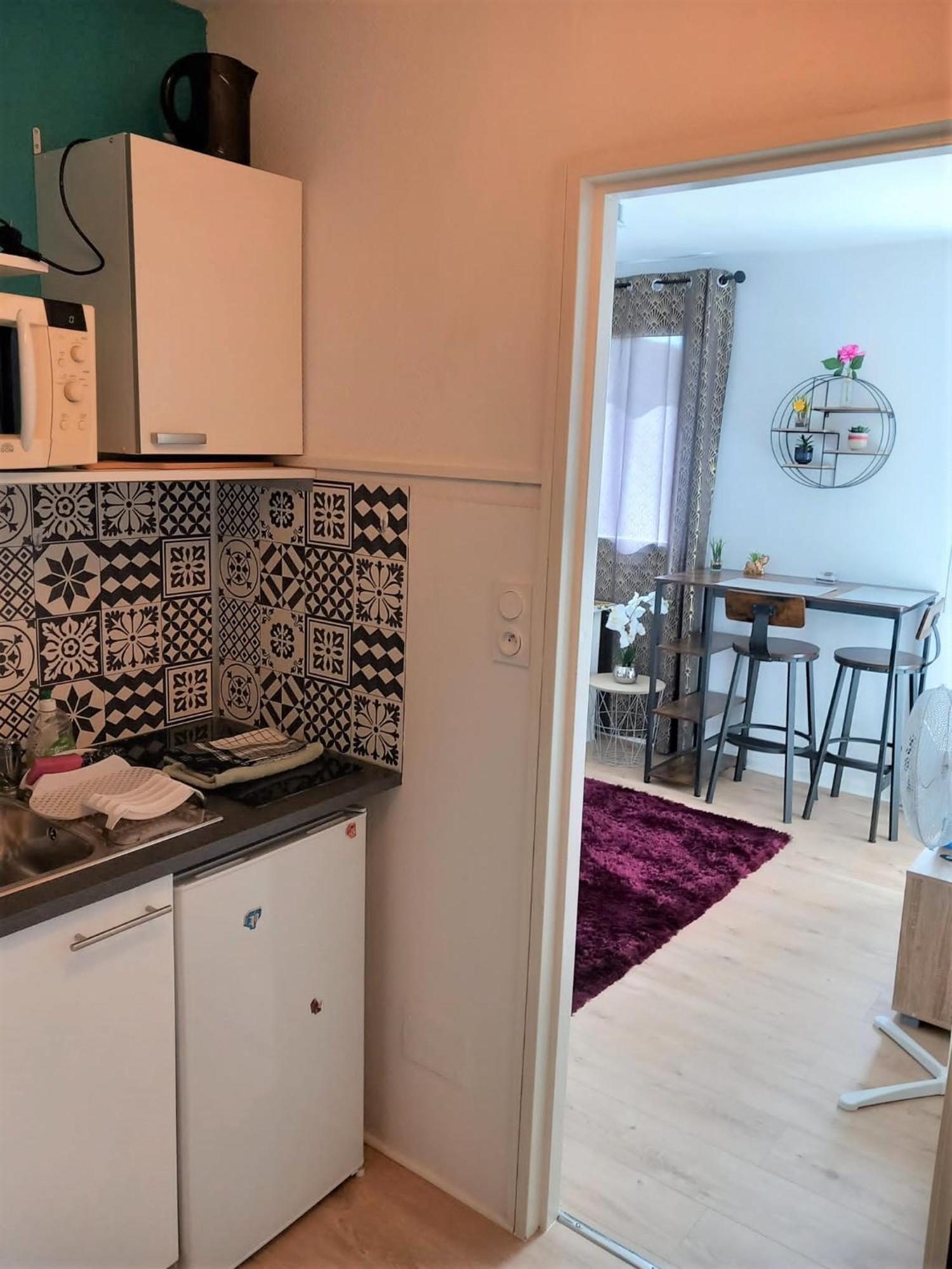 Le Zen -Studio Tout Equipe- Wifi Fibre- Centre Ville Avec Parking Tarbes Bagian luar foto